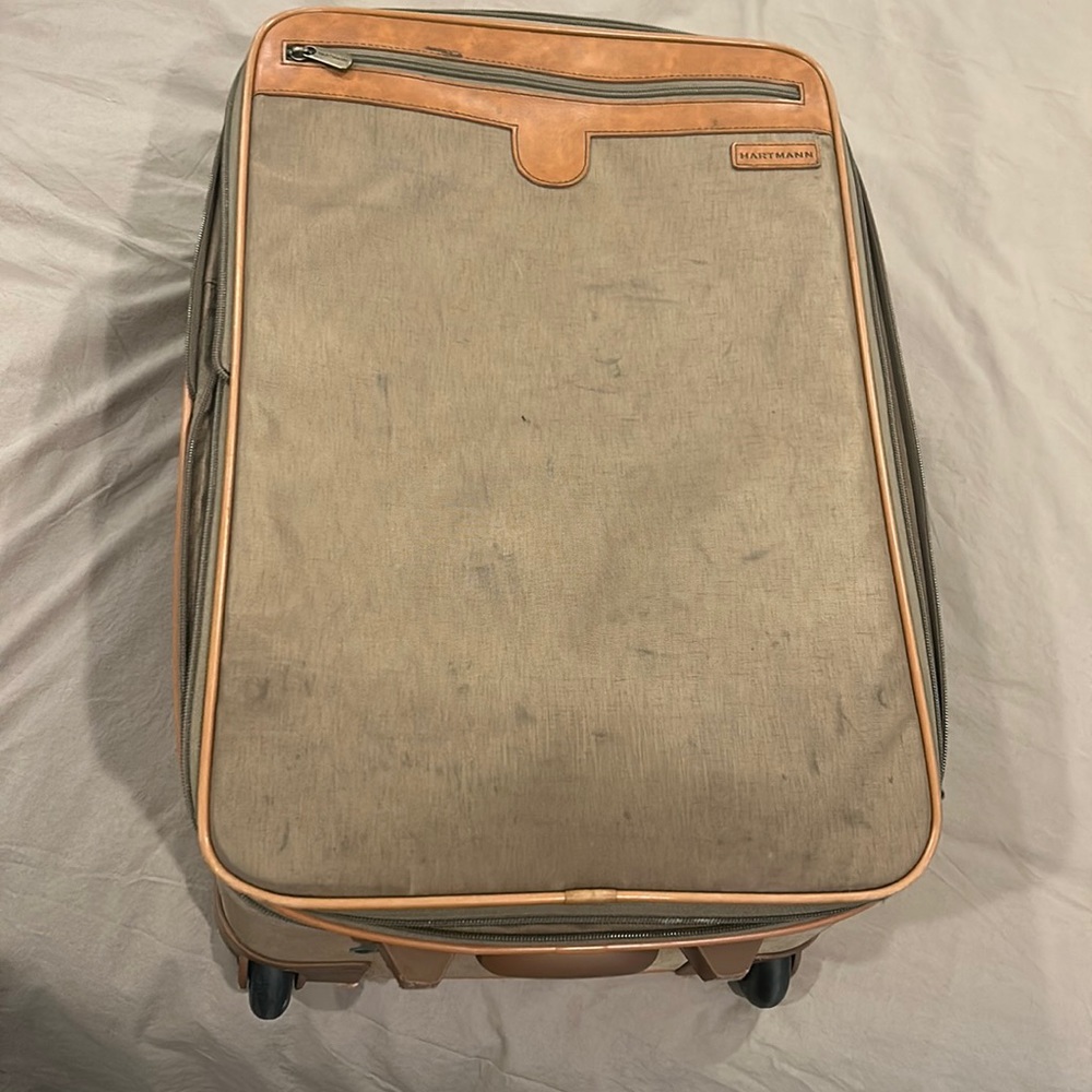 Hartman luggage. Slightly worn.
